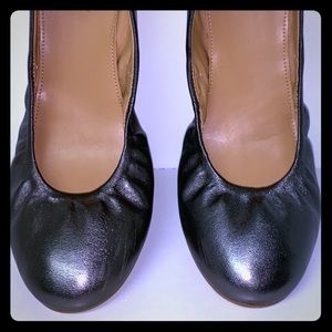 Like New J Crew Metallic Anya Flats
